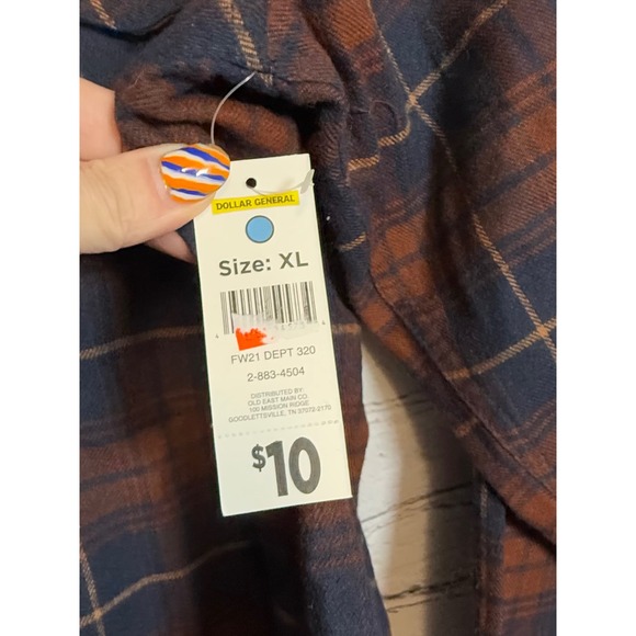 Mission Ridge Mens Flannel Shirt Long Sleeve Button Up Plaid XL - Picture 3 of 3